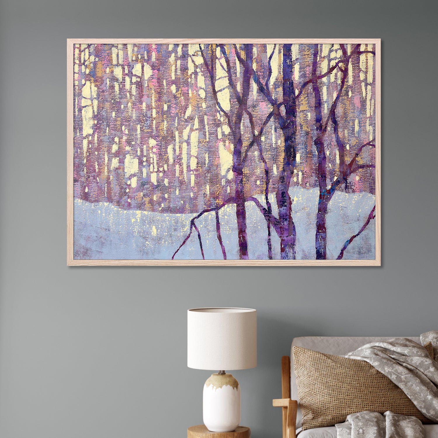 wall-art-print-canvas-poster-framed-Purple Evening-2