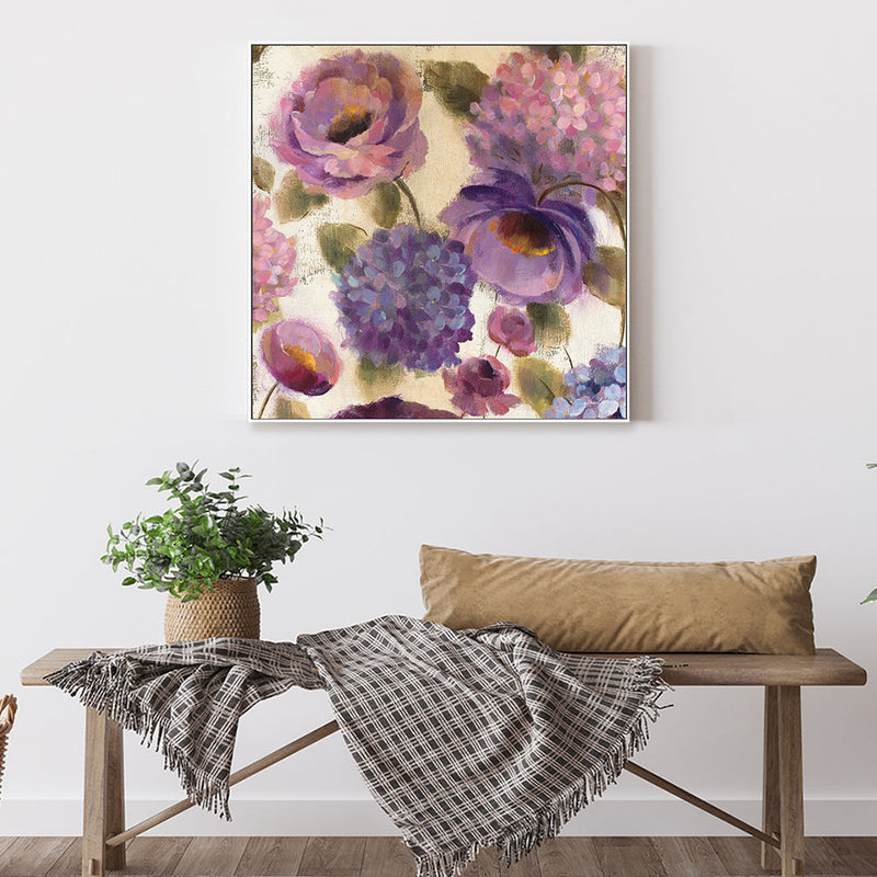 wall-art-print-canvas-poster-framed-Purple Flower Song, Style B-by-Silvia Vassileva-Gioia Wall Art
