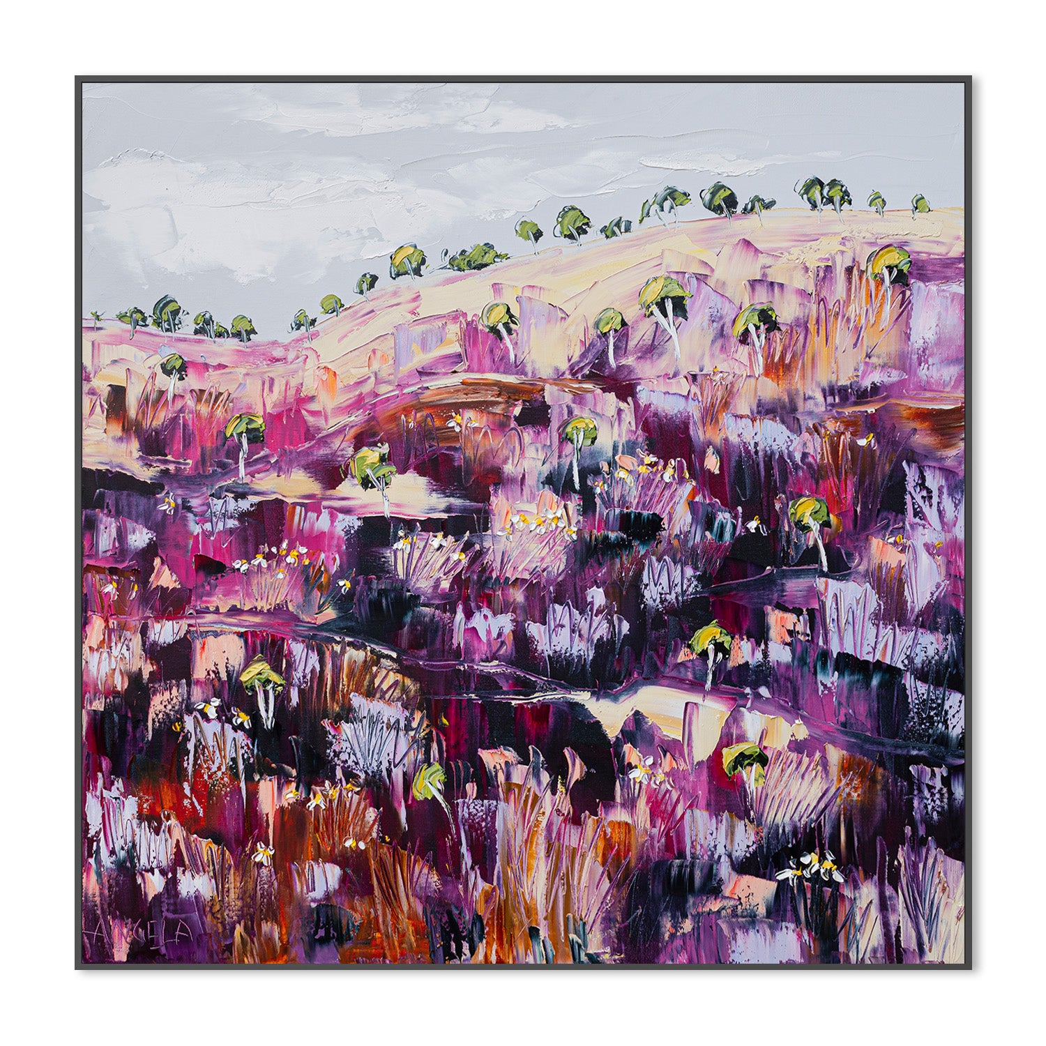 wall-art-print-canvas-poster-framed-Purple Meadow Song-3