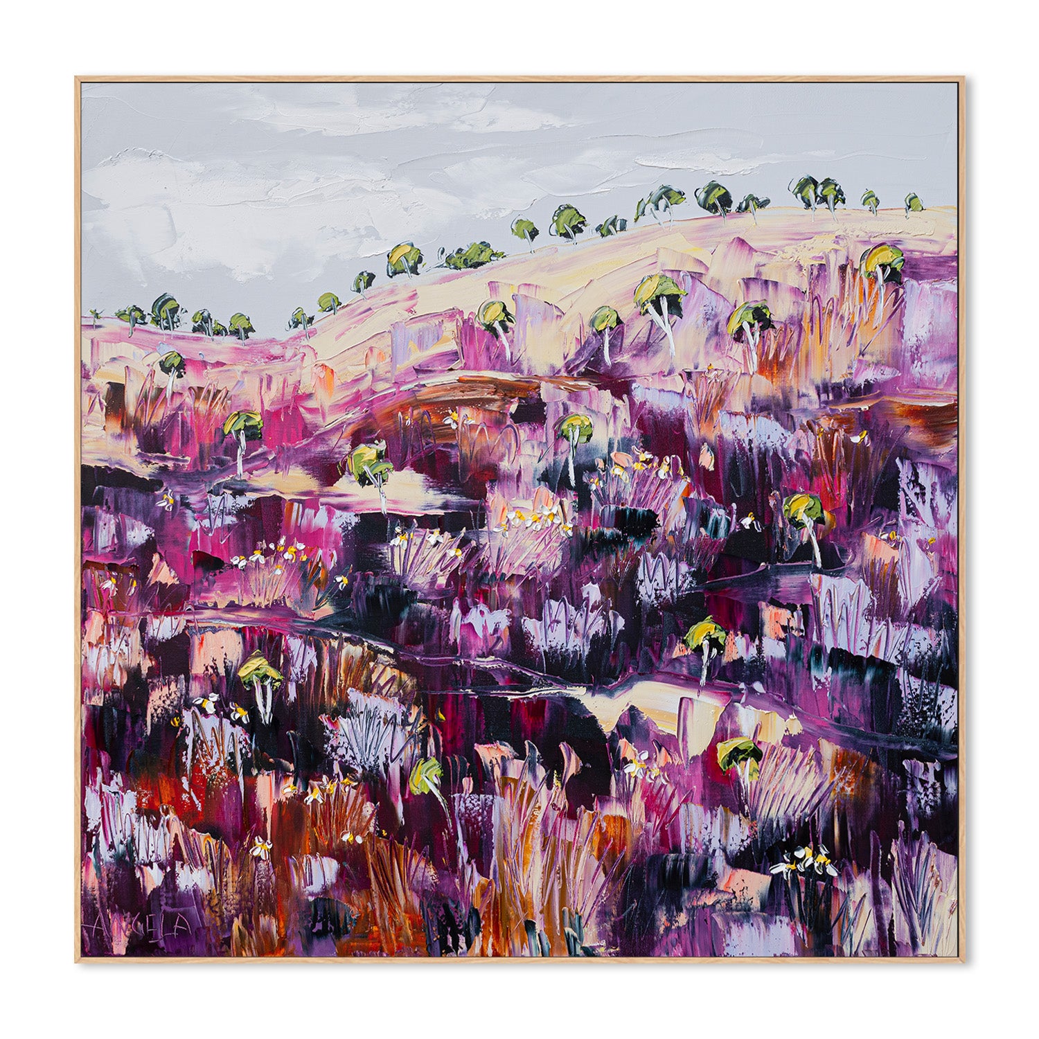 wall-art-print-canvas-poster-framed-Purple Meadow Song-4