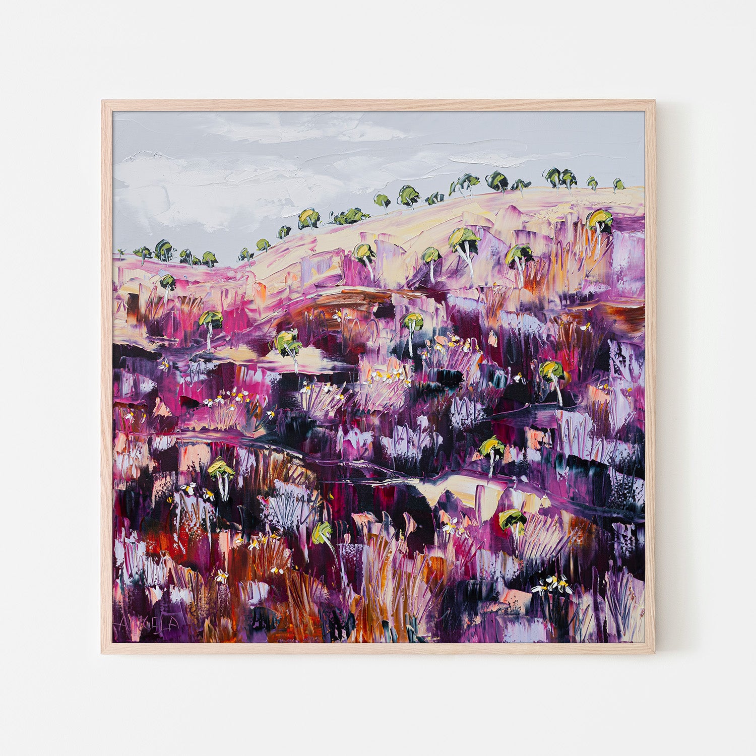 wall-art-print-canvas-poster-framed-Purple Meadow Song-6