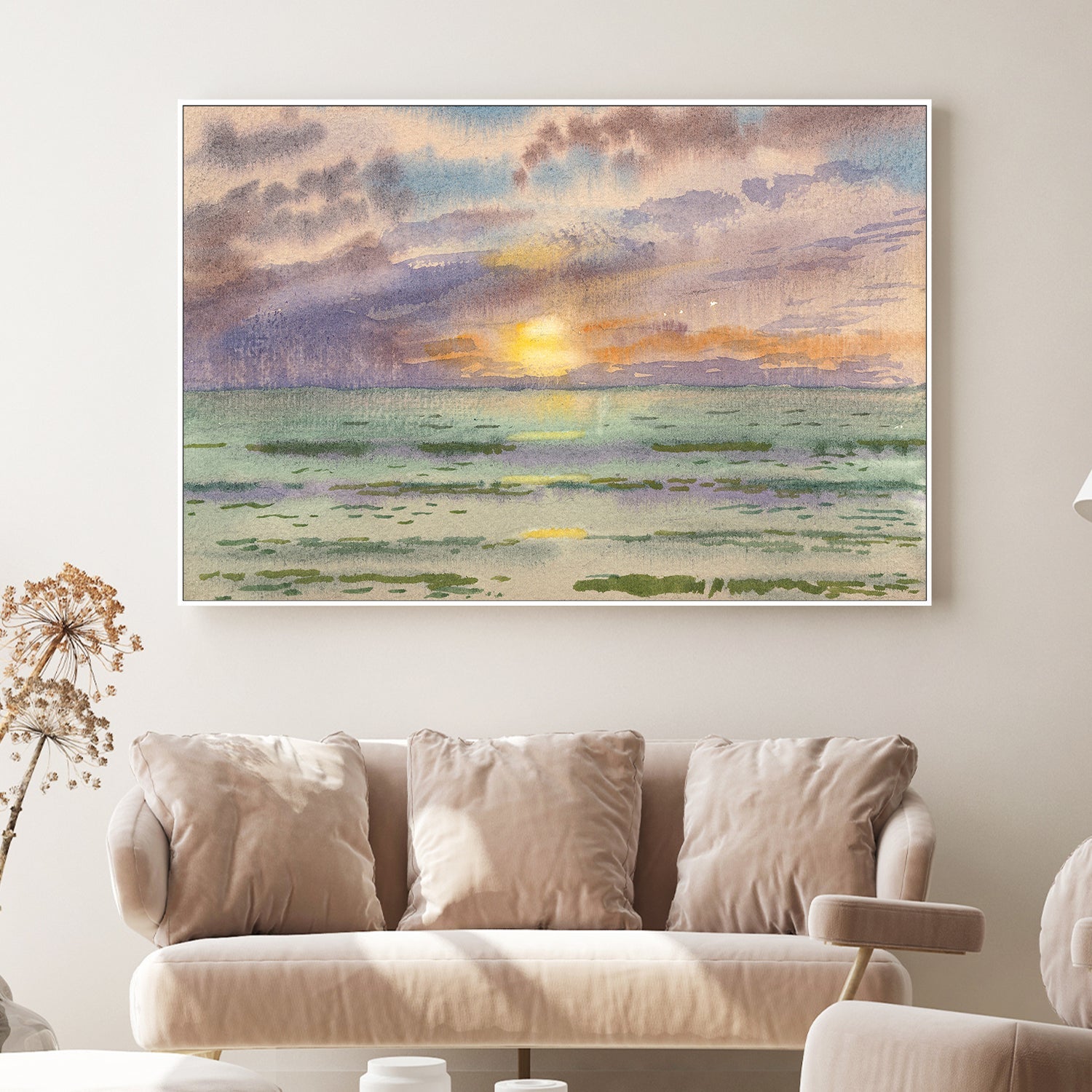 wall-art-print-canvas-poster-framed-PURPLE SUNRISE , By David Dallison-2