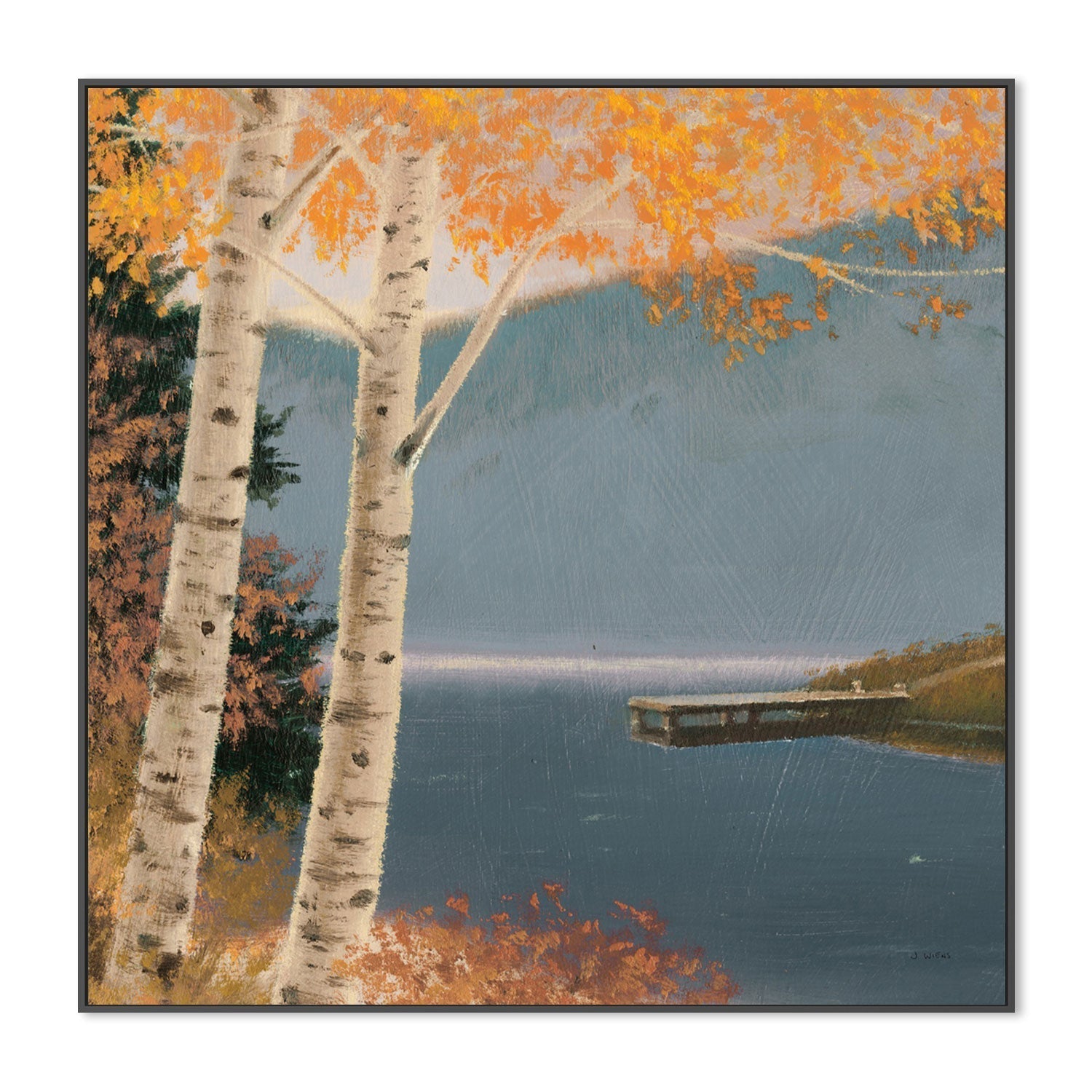 wall-art-print-canvas-poster-framed-Quiet Evening No Words, Style B-by-James Wiens-Gioia Wall Art