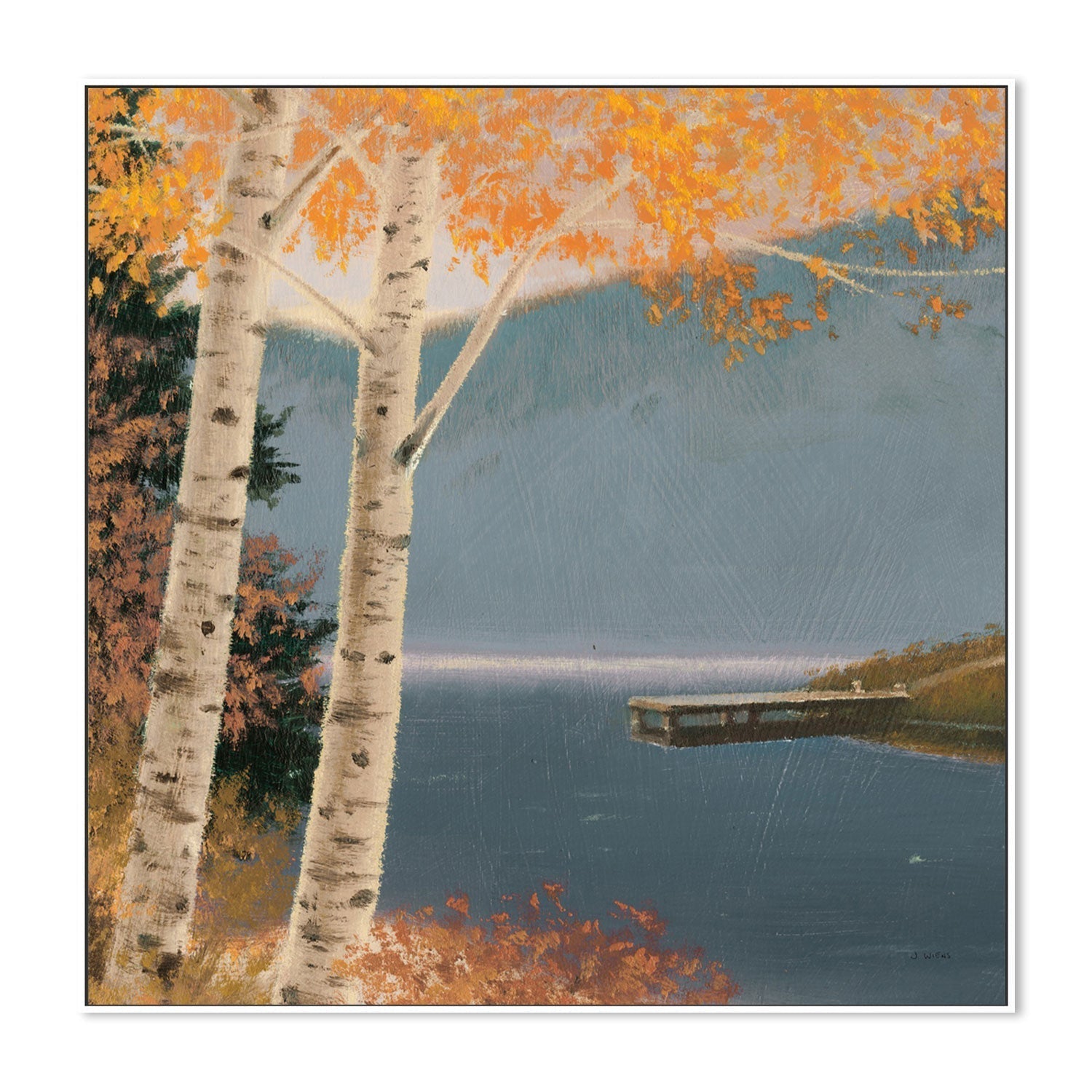 wall-art-print-canvas-poster-framed-Quiet Evening No Words, Style B-by-James Wiens-Gioia Wall Art
