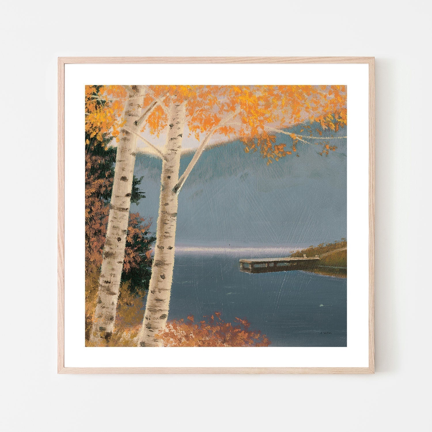 wall-art-print-canvas-poster-framed-Quiet Evening No Words, Style B-by-James Wiens-Gioia Wall Art