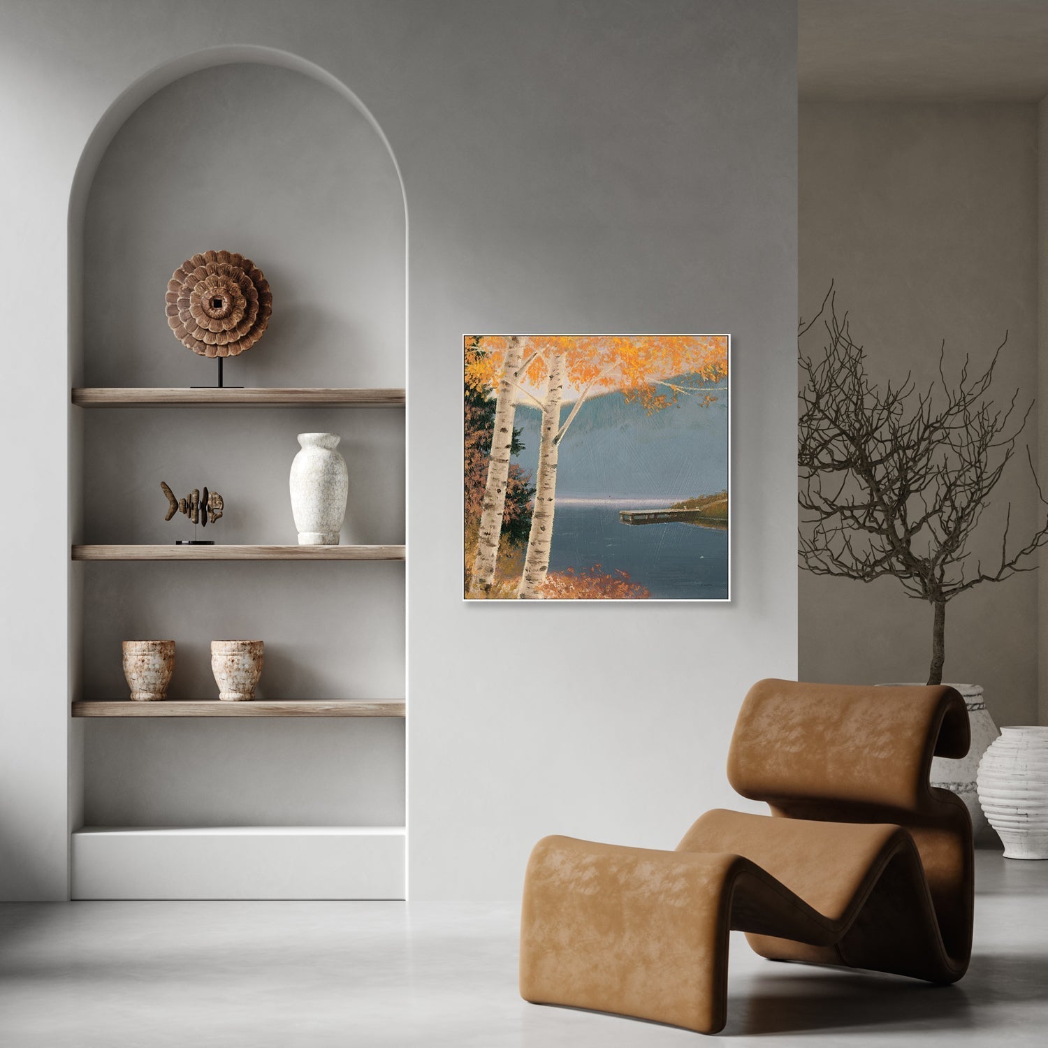 wall-art-print-canvas-poster-framed-Quiet Evening No Words, Style B-by-James Wiens-Gioia Wall Art