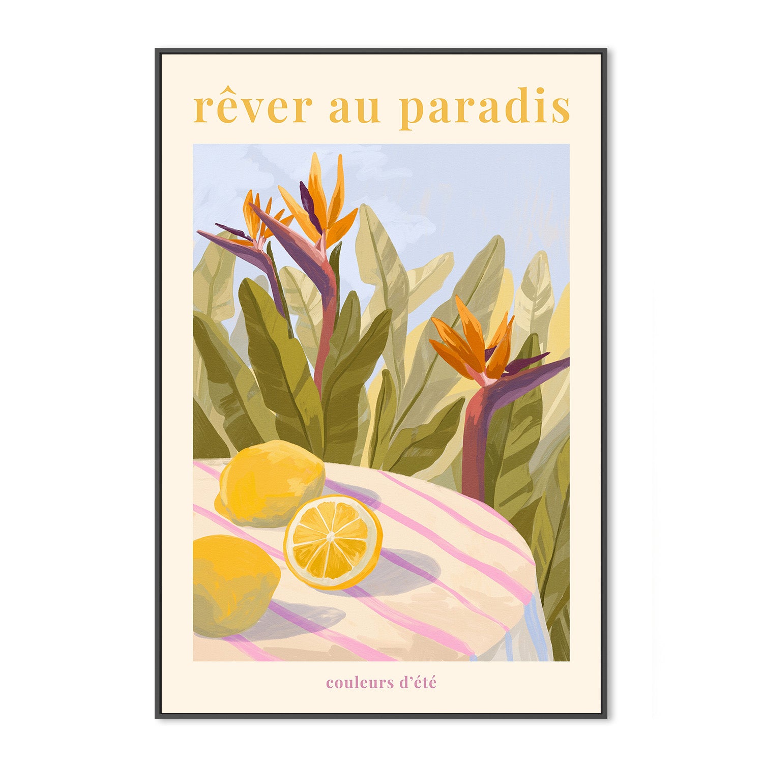 wall-art-print-canvas-poster-framed-RAaver Au Paradis - Lemon-3