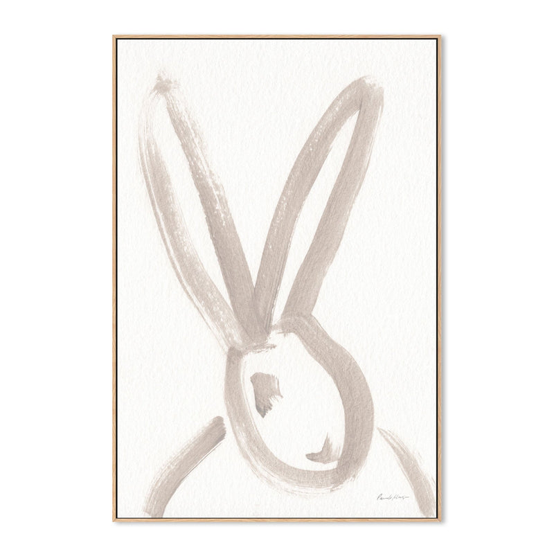 wall-art-print-canvas-poster-framed-Rabbit Face, Style A , By Wild Apple-4