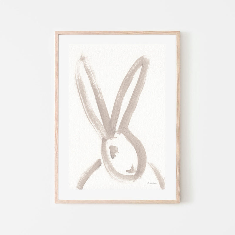 wall-art-print-canvas-poster-framed-Rabbit Face, Style A , By Wild Apple-6