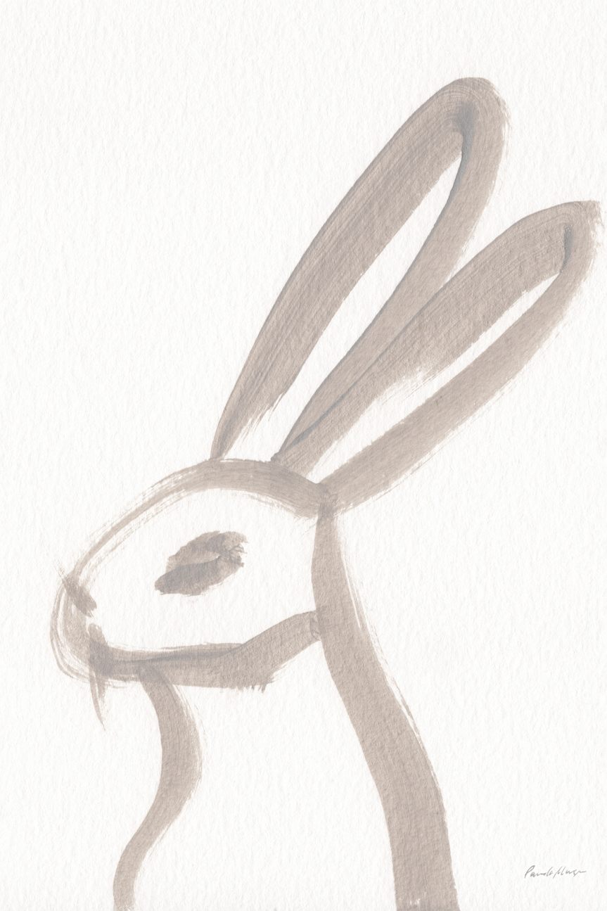 wall-art-print-canvas-poster-framed-Rabbit Face, Style B , By Wild Apple-1