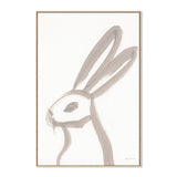 wall-art-print-canvas-poster-framed-Rabbit Face, Style B , By Wild Apple-4