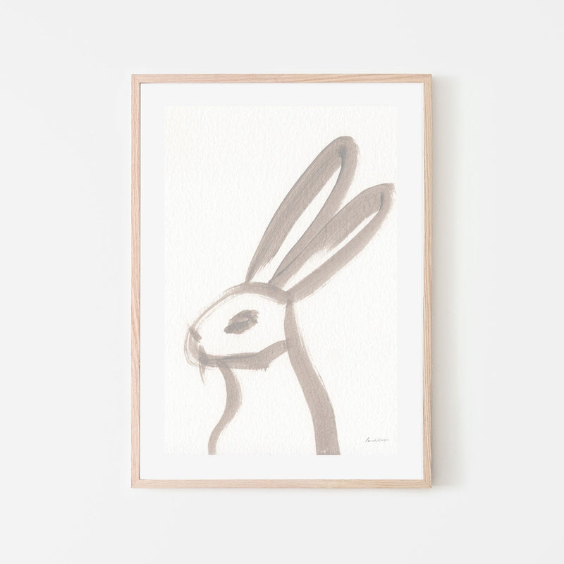 wall-art-print-canvas-poster-framed-Rabbit Face, Style B , By Wild Apple-6