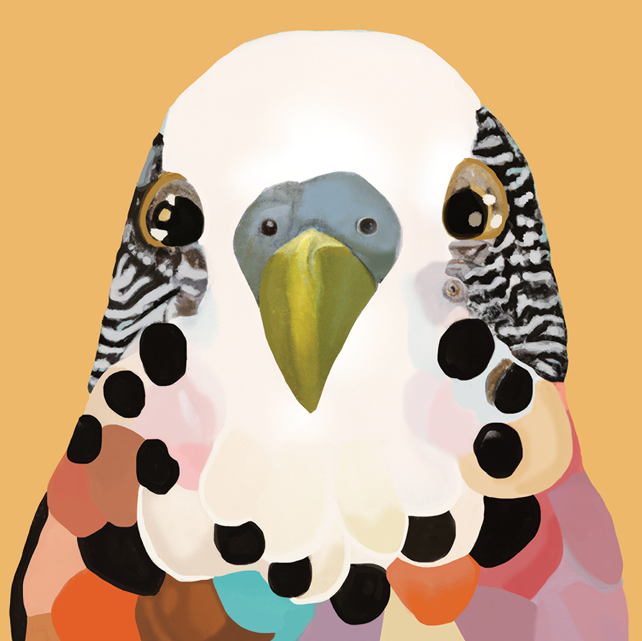 wall-art-print-canvas-poster-framed-Rainbow Chirping , By Stacey Williams-1