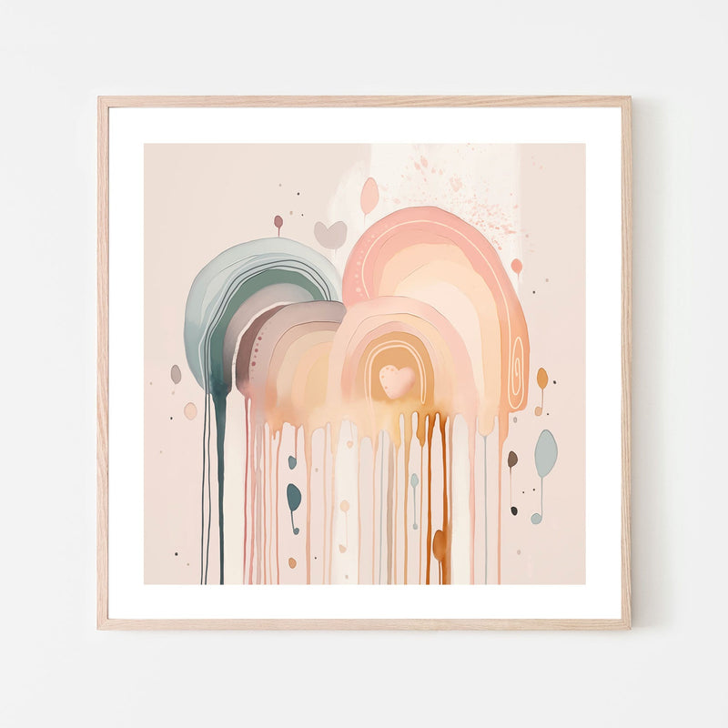 wall-art-print-canvas-poster-framed-Rainbow Drizzle, Style B , By Bella Eve-6