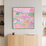 wall-art-print-canvas-poster-framed-Rainbow Hills , By Belinda Stone-GIOIA-WALL-ART