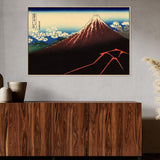 wall-art-print-canvas-poster-framed-Rainstorm beneath the Summit-by-Katsushika Hokusai-Gioia Wall Art