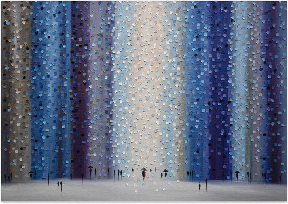 wall-art-print-canvas-poster-framed-Rainy City for Us , By Ekaterina Ermilkina-1