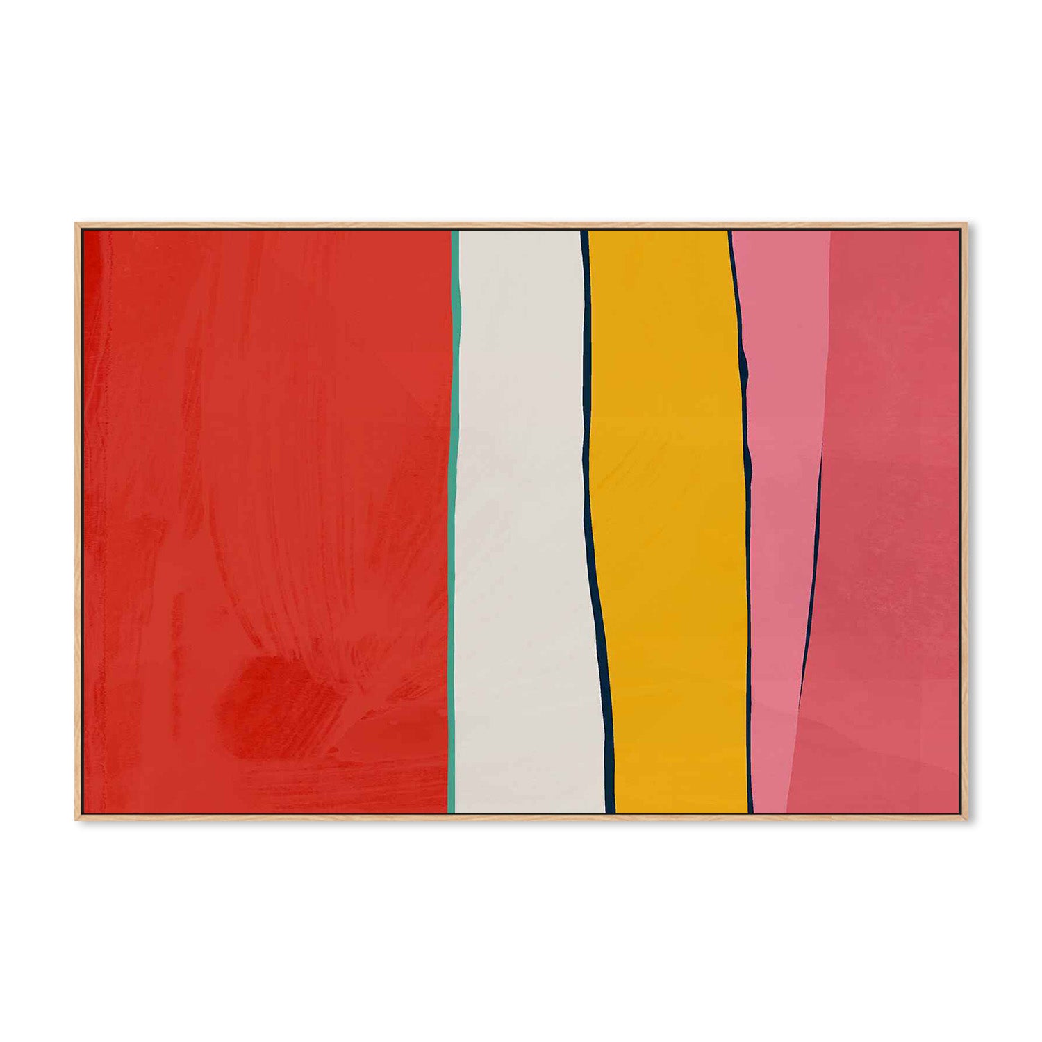 wall-art-print-canvas-poster-framed-Red Bar Symphony, Style A-4