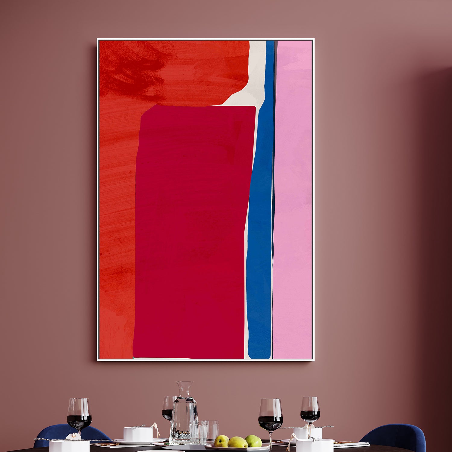 wall-art-print-canvas-poster-framed-Red Bar Symphony, Style B-2