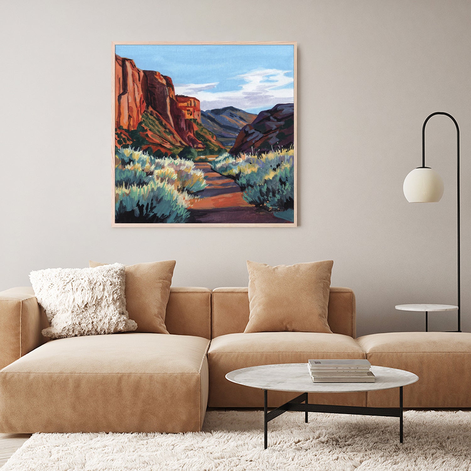 wall-art-print-canvas-poster-framed-Red Earth Scenery Late Afternoon-8