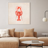 wall-art-print-canvas-poster-framed-Red Lobster , By Emel Tunaboylu-GIOIA-WALL-ART