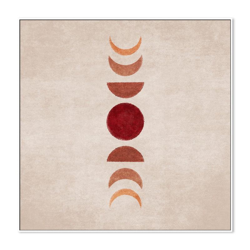 wall-art-print-canvas-poster-framed-Red Moon Phases , By Emel Tunaboylu-GIOIA-WALL-ART