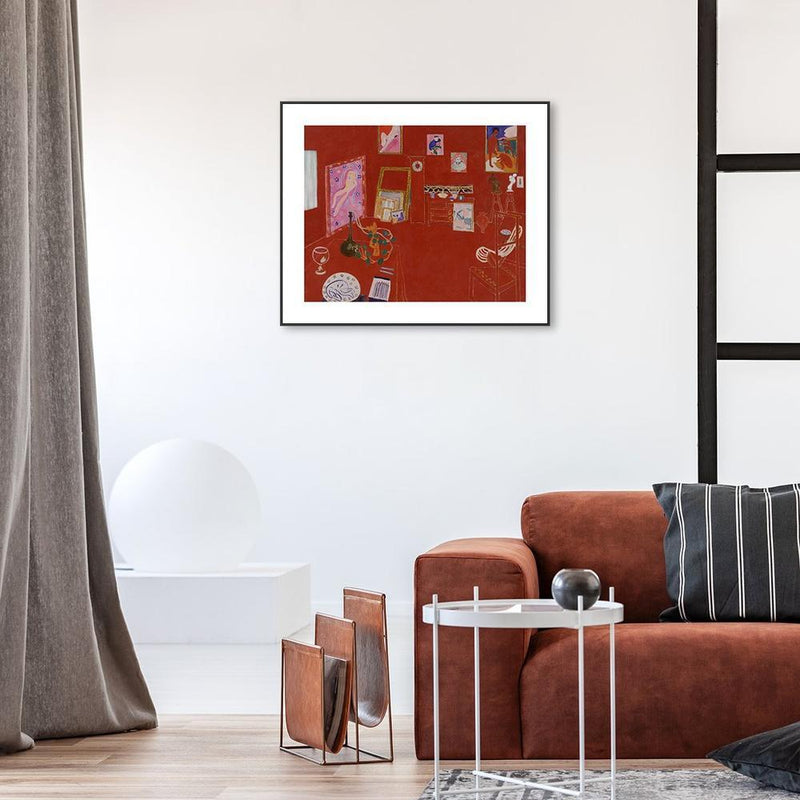 wall-art-print-canvas-poster-framed-Red Studio, By Henri Matisse-by-Gioia Wall Art-Gioia Wall Art
