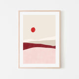 wall-art-print-canvas-poster-framed-Red Sunrise , By Elena Ristova-GIOIA-WALL-ART