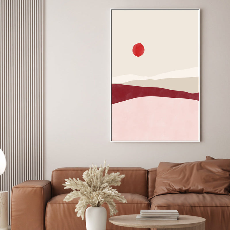 wall-art-print-canvas-poster-framed-Red Sunrise , By Elena Ristova-GIOIA-WALL-ART