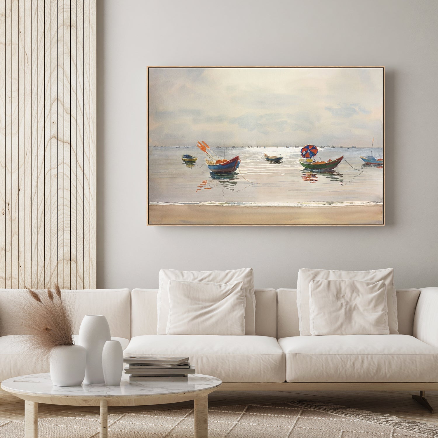 wall-art-print-canvas-poster-framed-RED UMBRELLA , By David Dallison-2