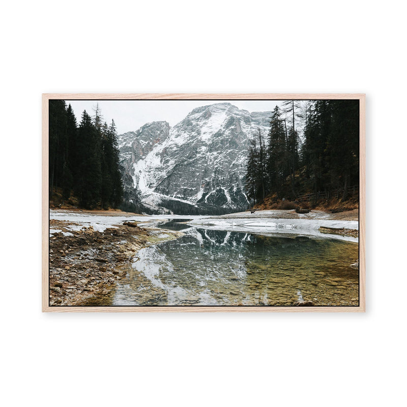 wall-art-print-canvas-poster-framed-Reflections of Lago di Braies, South Tyrol, Italy , By Carla & Joel Photography-GIOIA-WALL-ART