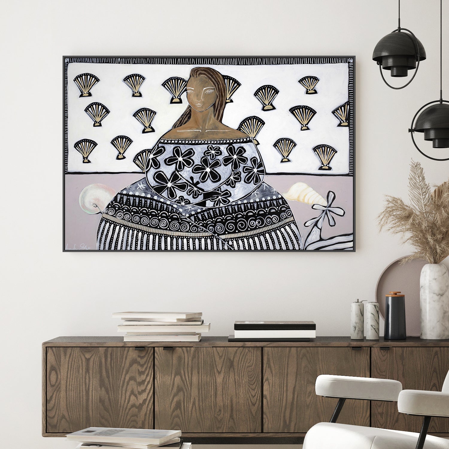 wall-art-print-canvas-poster-framed-Regina , By Amanda Skye-2