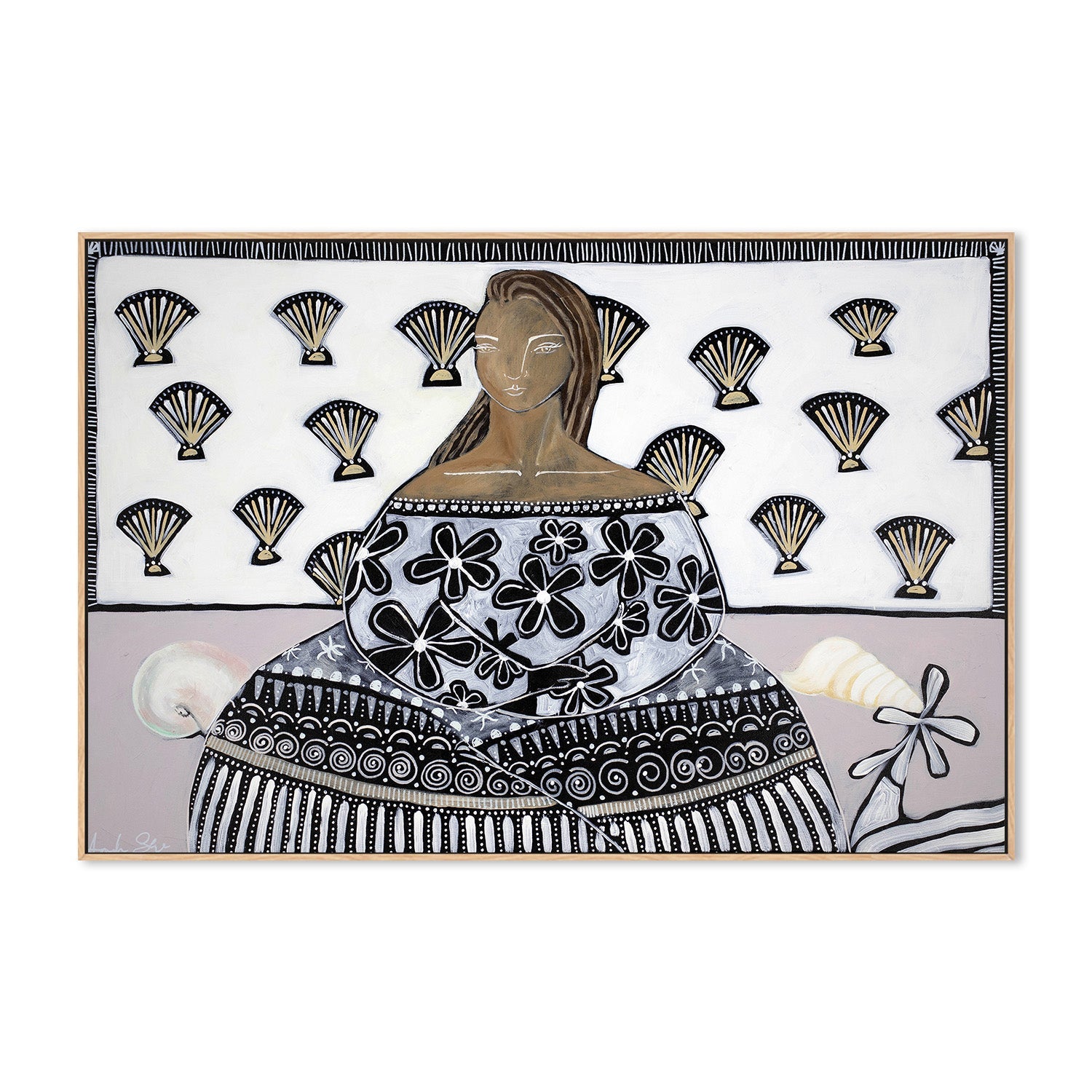 wall-art-print-canvas-poster-framed-Regina , By Amanda Skye-4