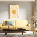 wall-art-print-canvas-poster-framed-Retro Sun-GIOIA-WALL-ART