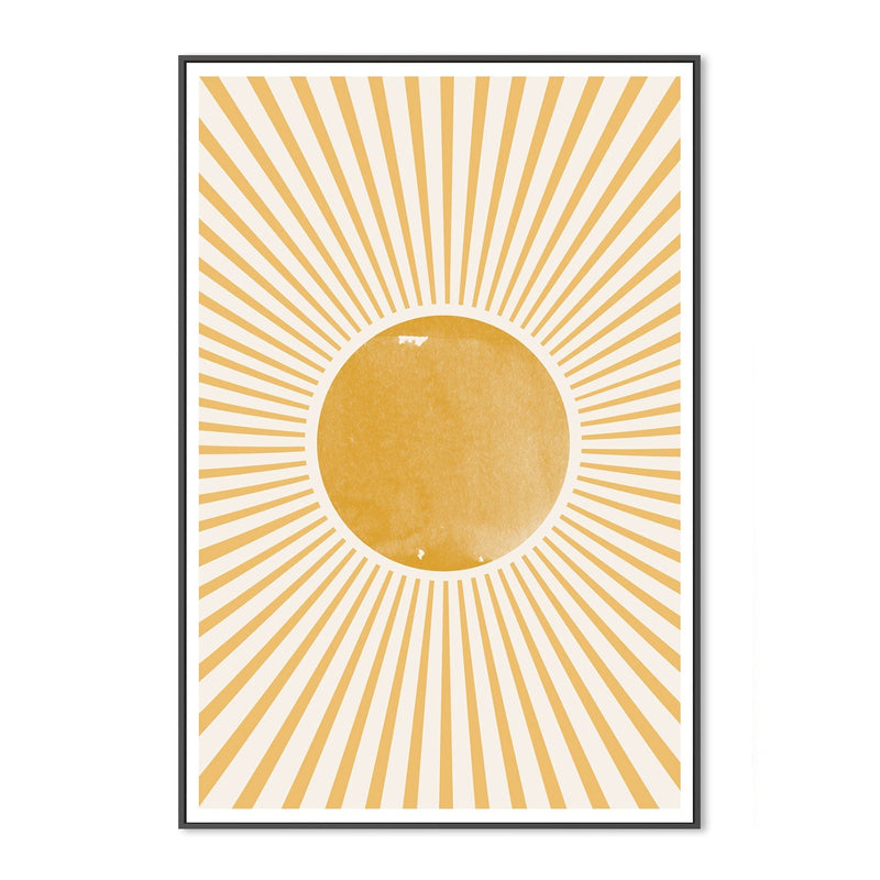 wall-art-print-canvas-poster-framed-Retro Sun-GIOIA-WALL-ART