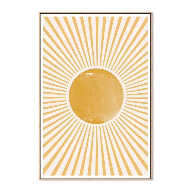 wall-art-print-canvas-poster-framed-Retro Sun-GIOIA-WALL-ART