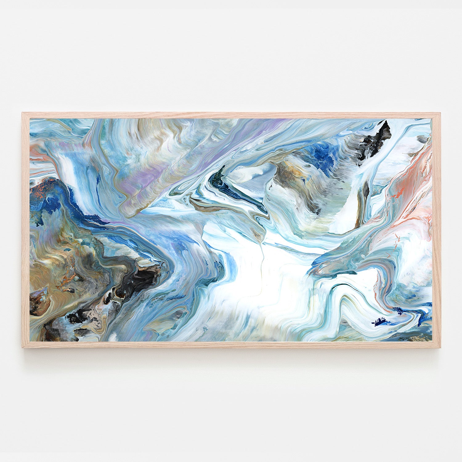 wall-art-print-canvas-poster-framed-Ribbon Flow, Style A-6