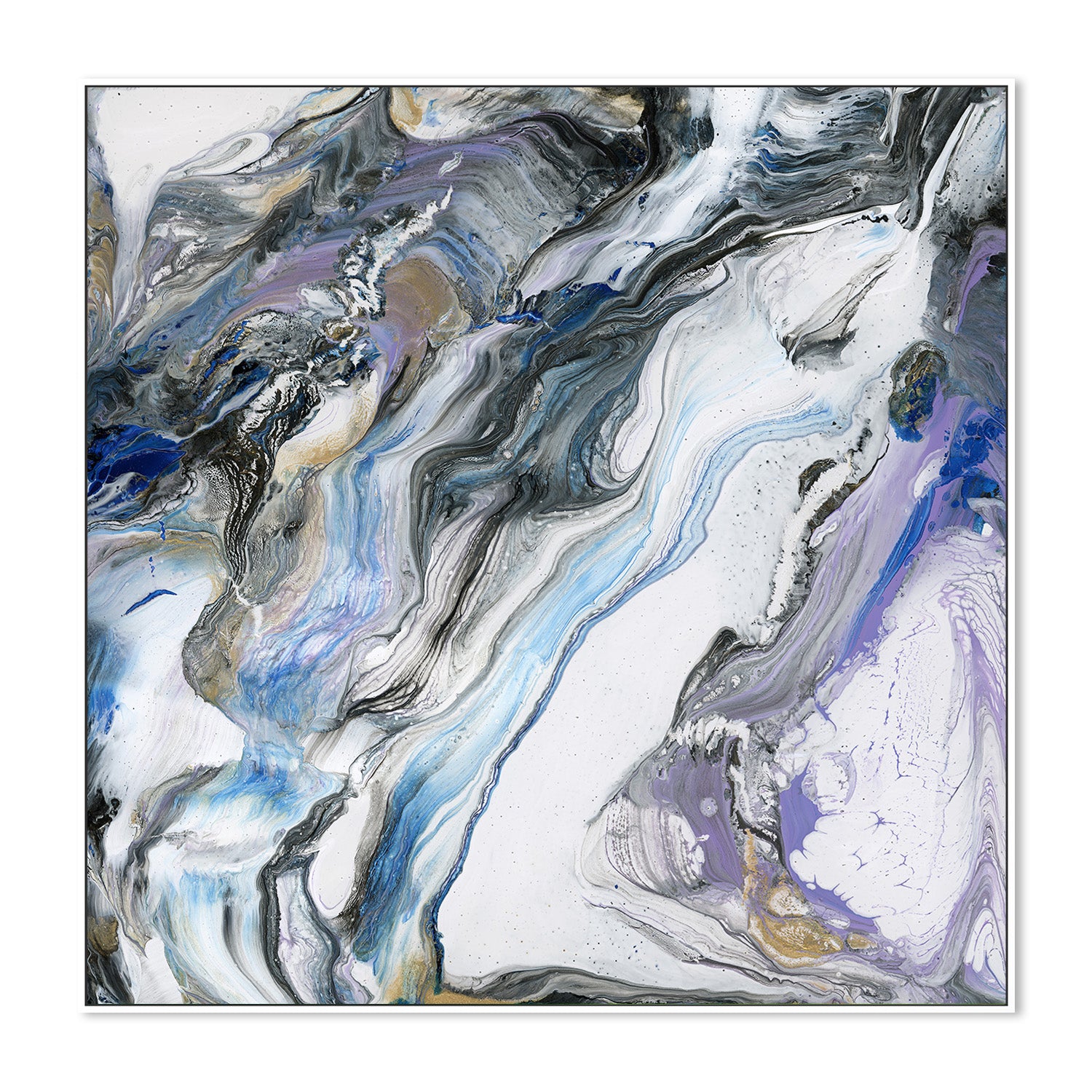 wall-art-print-canvas-poster-framed-Ribbon Flow, Style C-5