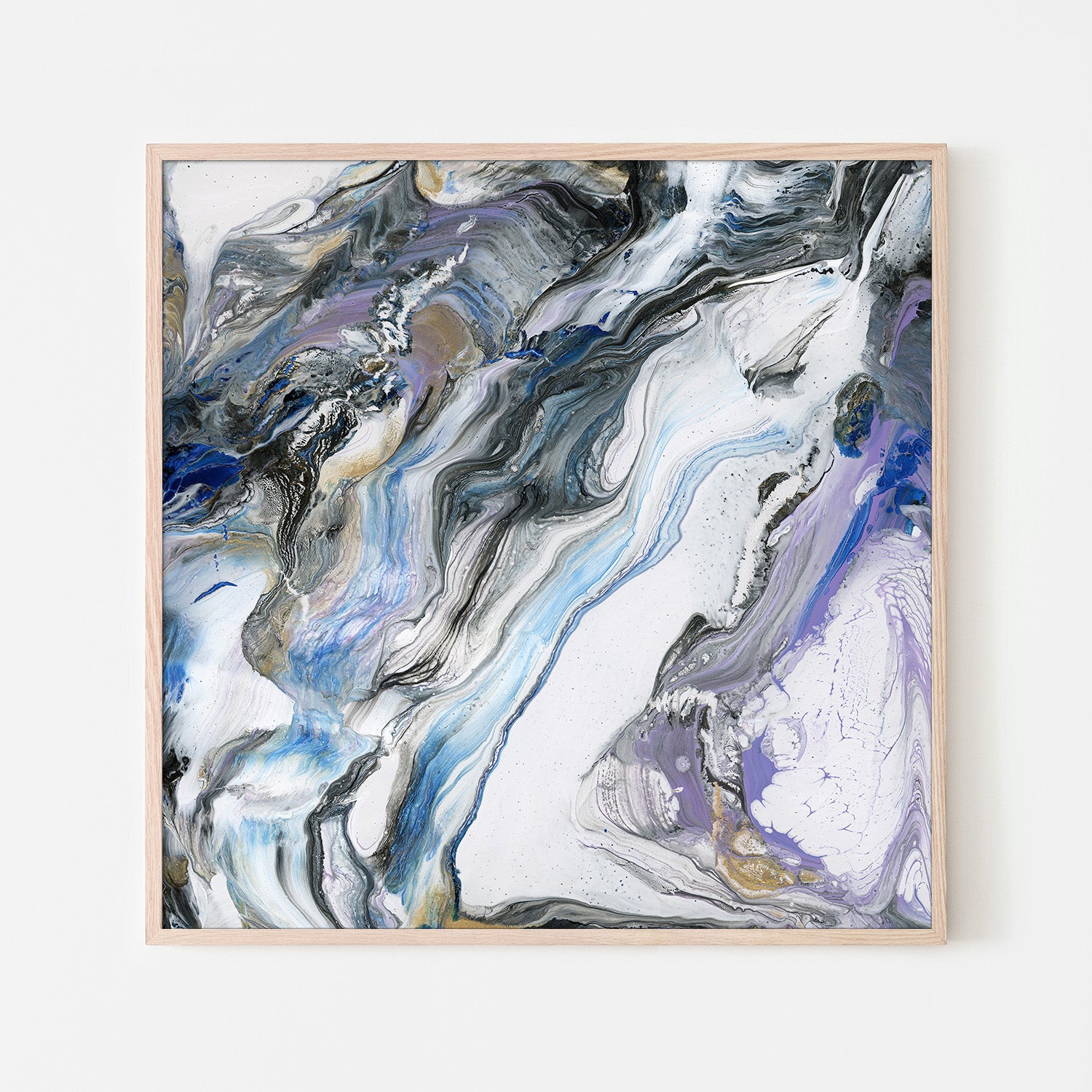 wall-art-print-canvas-poster-framed-Ribbon Flow, Style C-6