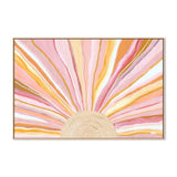 wall-art-print-canvas-poster-framed-Rising Sun, Bright Earthy Tones , By Bri Chelman-GIOIA-WALL-ART