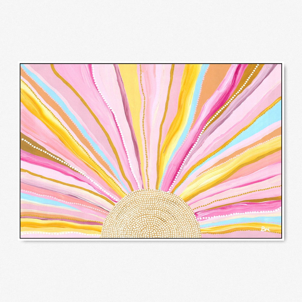wall-art-print-canvas-poster-framed-Rising Sun, By Bri Chelman , By Bri Chelman-GIOIA-WALL-ART