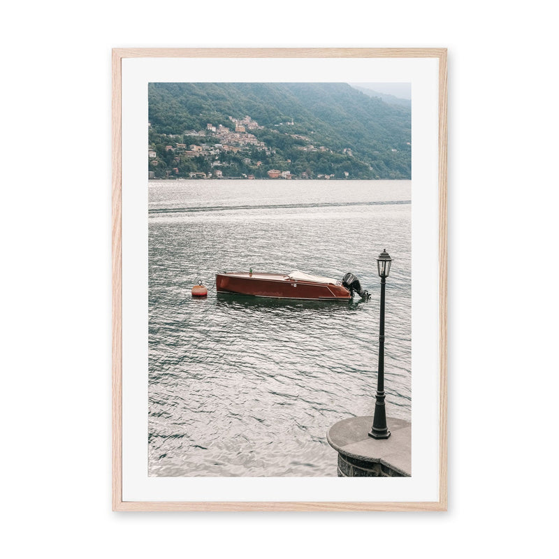 wall-art-print-canvas-poster-framed-Riva Boat Stop, Lake Como, Italy , By Carla & Joel Photography-GIOIA-WALL-ART