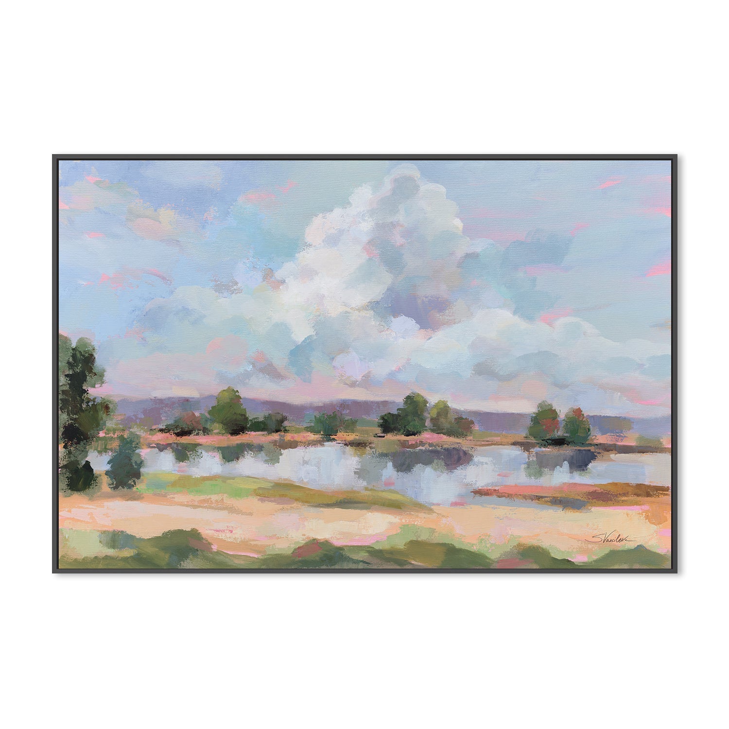 wall-art-print-canvas-poster-framed-River View , By Silvia Vassileva , By Silvia Vassileva-3