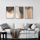 wall-art-print-canvas-poster-framed-Rock Waves, Set Of 3-by-Gioia Wall Art-Gioia Wall Art