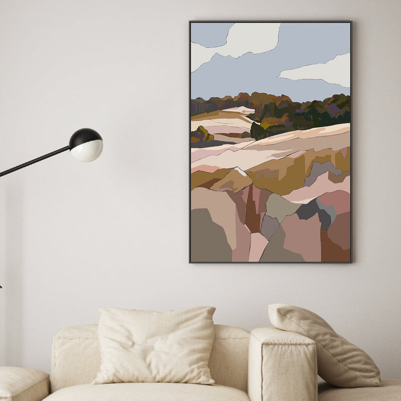 wall-art-print-canvas-poster-framed-Romaing Ridges , By Nikita Jariwala-GIOIA-WALL-ART