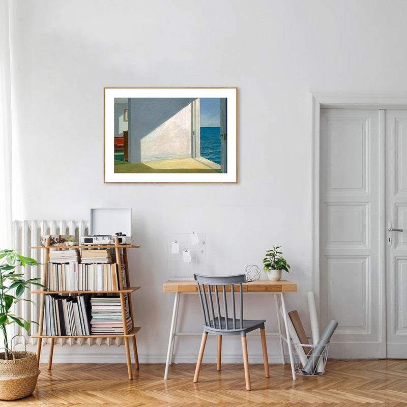 wall-art-print-canvas-poster-framed-Rooms By The Sea, By Edward Hopper-by-Gioia Wall Art-Gioia Wall Art