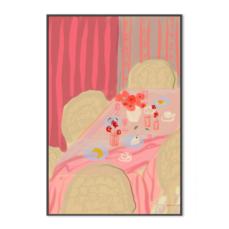 wall-art-print-canvas-poster-framed-Rosé Table , By Katharina Puritscher-3