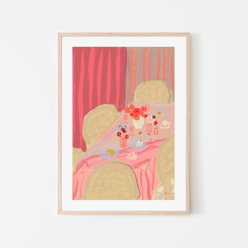 wall-art-print-canvas-poster-framed-Rosé Table , By Katharina Puritscher-6