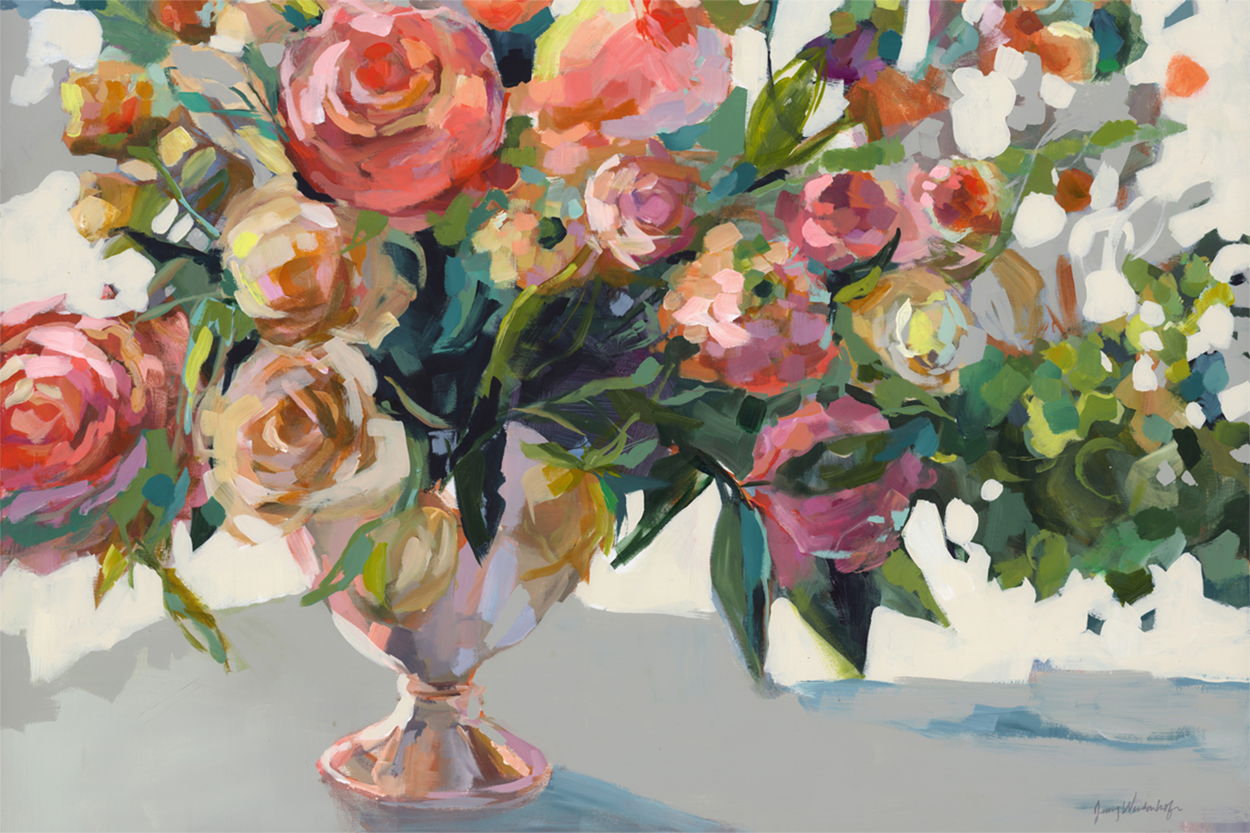 wall-art-print-canvas-poster-framed-Roses , By Jenny Westenhofer Art-1