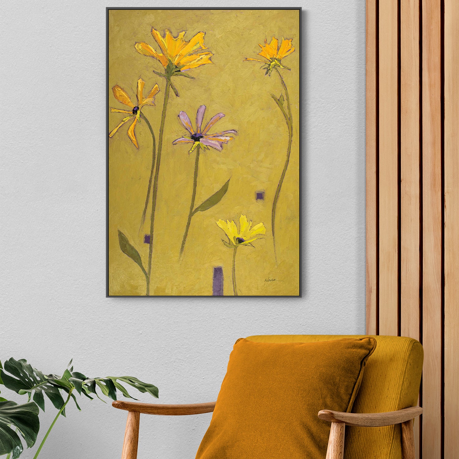 wall-art-print-canvas-poster-framed-Rudbeckia Float-9